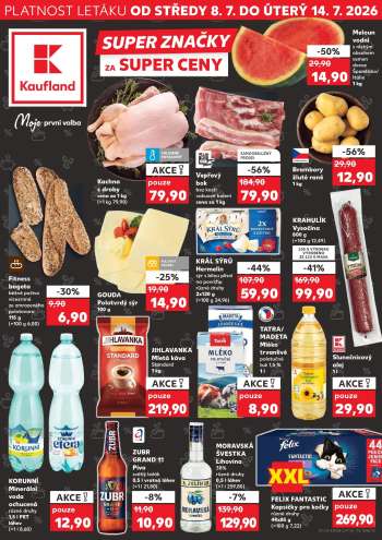 Leták Kaufland - 8.7.2026 - 14.7.2026.