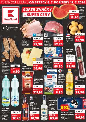 Leták Kaufland - 8.7.2026 - 14.7.2026.