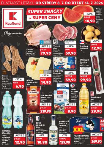 Leták Kaufland - 8.7.2026 - 14.7.2026.