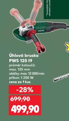 Úhlová bruska PWS 125 I9