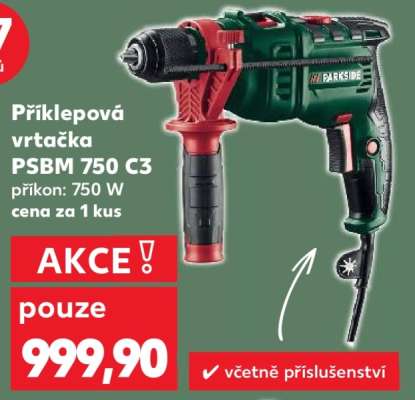 Příklepová vrtačka PSBM 750 C3