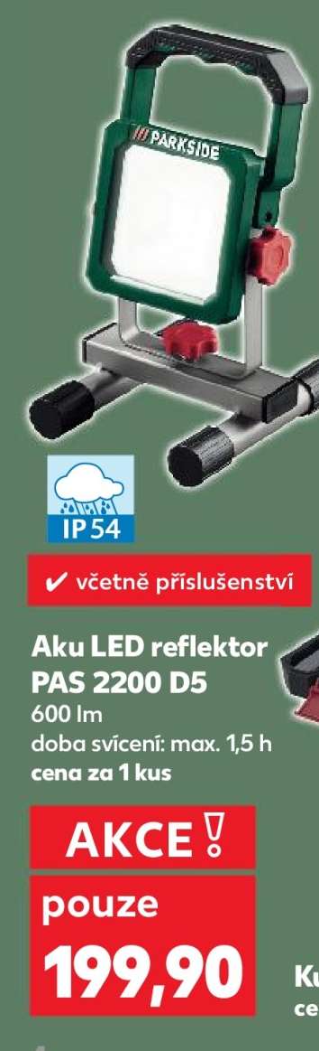 Aku LED reflektor PAS 2200 D5