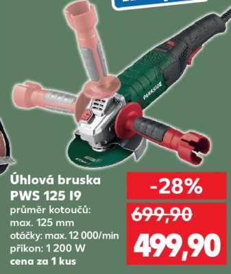 Úhlová bruska PWS 125 I9