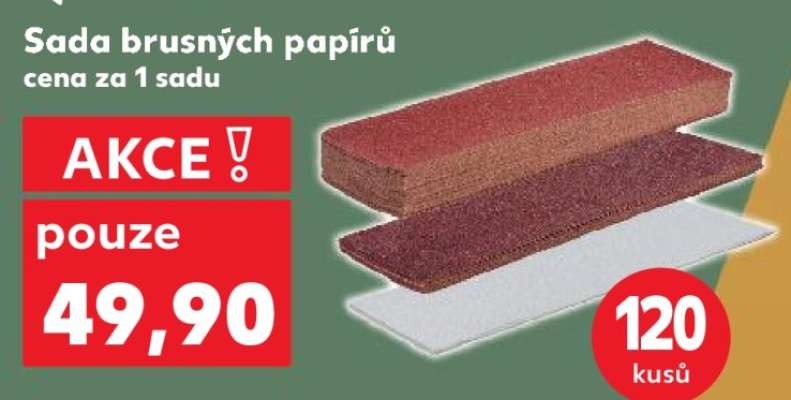 Sada brusných papírů