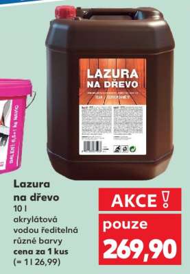 LAZURA NA DŘEVO*