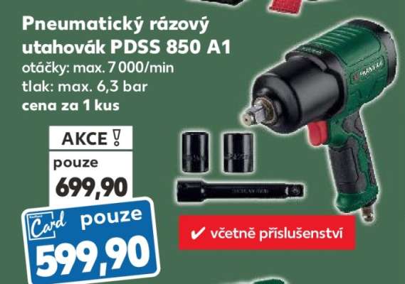 Pneumatický rázový utahovák PDSS 850 A1