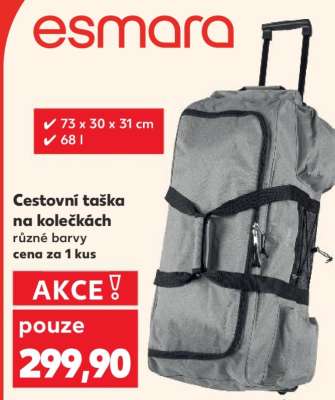 CESTOVNÍ TAŠKA NA KOLEČKÁCH
