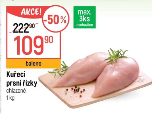 Kuřecí prsní řízky