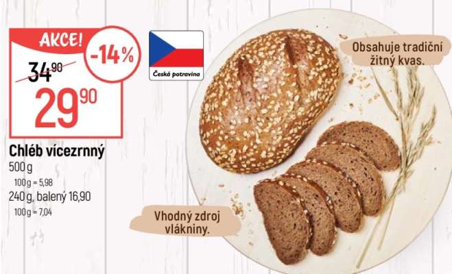 Chléb vícezrnný