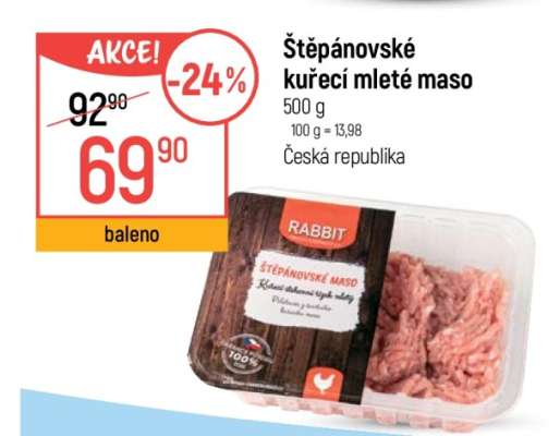 Štěpánovské kuřecí mleté maso