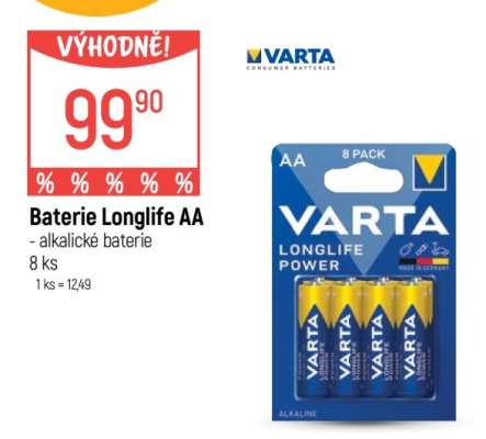 Baterie Longlife AA