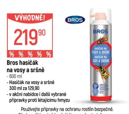 BROS hasičák na vosy a sršně