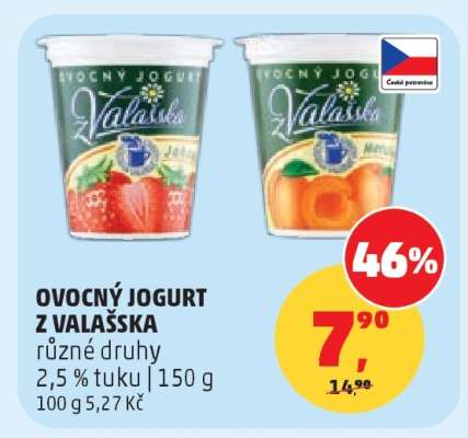 OVOCNÝ JOGURT Z VALAŠSKA