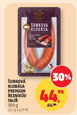 Šunková klobása Premium Řezníkův talíř