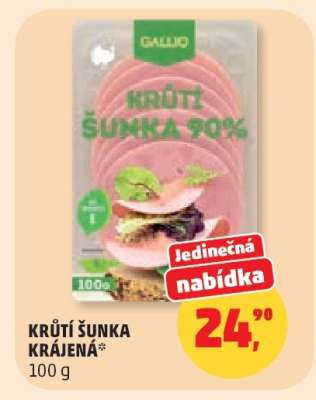 KRŮTÍ ŠUNKA krájená