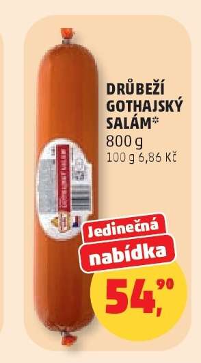 Drůbeží gothajský salám