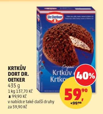 KRTKŮV DORT DR. OETKER