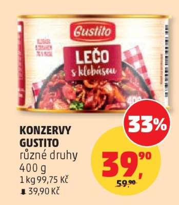 Konzervy Gustito