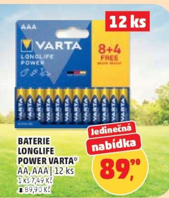 BATERIE LONGLIFE POWER VARTA*