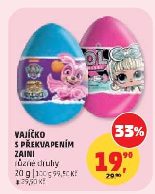 VAJÍČKO S PŘEKVAPENÍM ZAINI