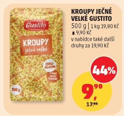 Kroupy ječné velké Gustito
