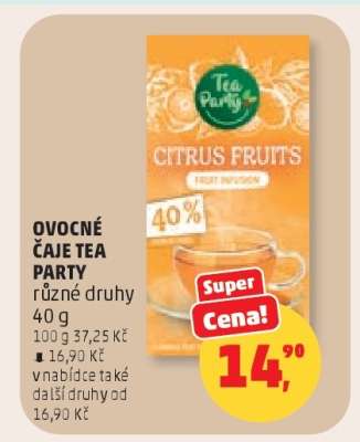 Ovocné čaje Tea Party