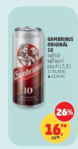 Gambrinus Originál 10