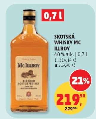 SKOTSKÁ WHISKY MC ILLROY