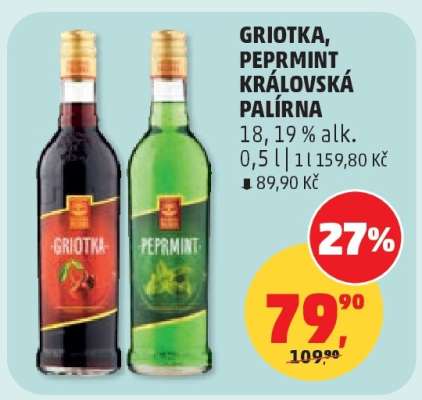 GRIOTKA, PEPRMINT KRÁLOVSKÁ PALÍRNA