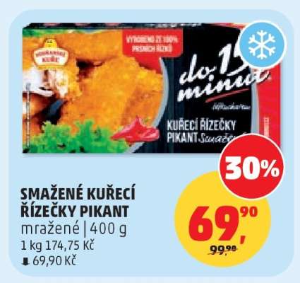 SMAŽENÉ KUŘECÍ ŘÍZEČKY PIKANT