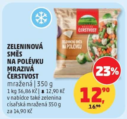 ZELENINOVÁ SMĚS NA POLÉVKU MRAZIVÁ ČERSTVOST