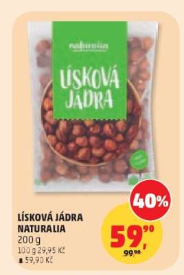 LÍSKOVÁ JÁDRA NATURALIA