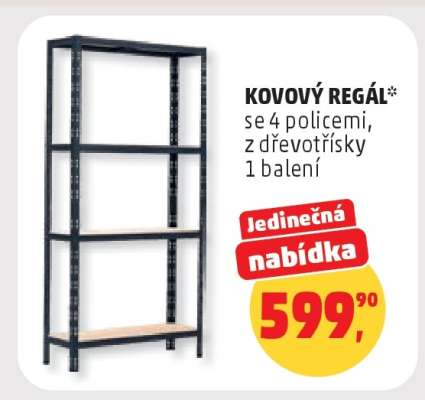 Kovový regál