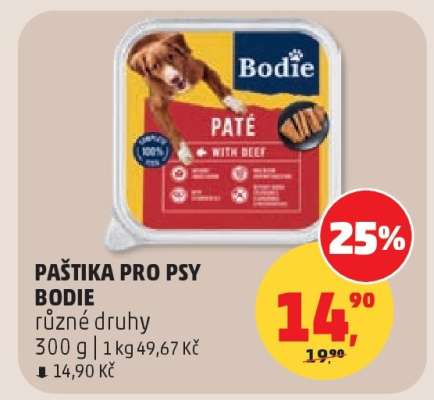 PAŠTIKA PRO PSY BODIE