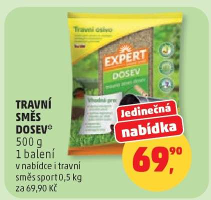 TRAVNÍ SMĚS DOSEV*