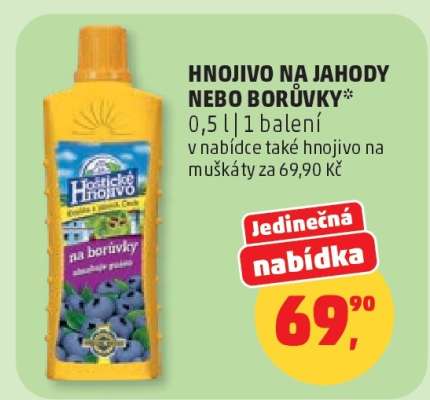 Hnojivo na jahody nebo borůvky