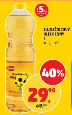 SLUNEČNICOVÝ OLEJ PENNY