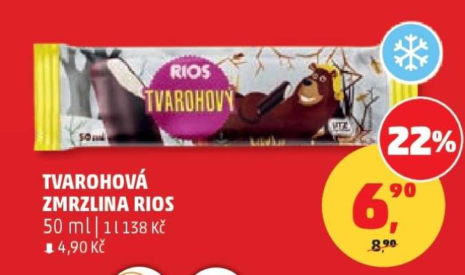 TVAROHOVÁ ZMRZLINA RIOS