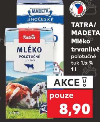 TATRA/MADETA Mléko
