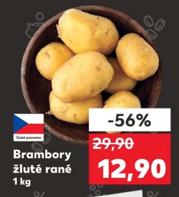 Brambory žluté rané