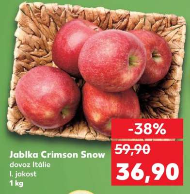 Jablka Crimson Snow