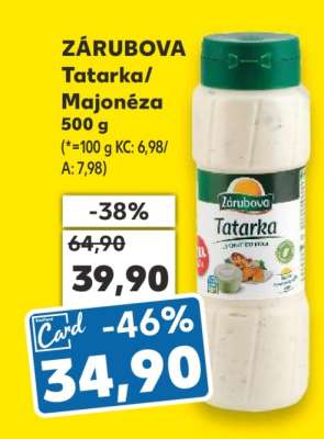 Zárubova Tatarka/Majonéza 500 g