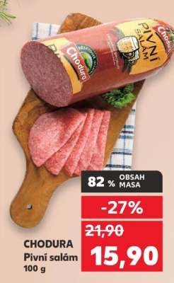 Chodura Pivní salám 100 g