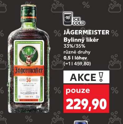 JÄGERMEISTER Bylinný likér