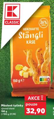Máslové tyčinky