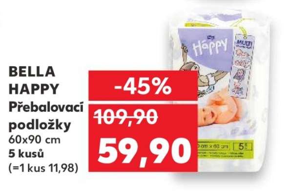 Bella Happy přebalovací podložky