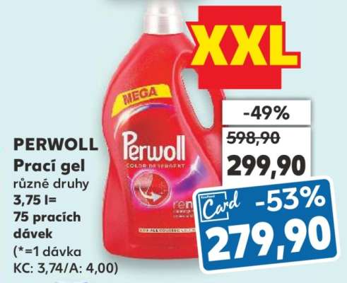 Perwoll prací gel