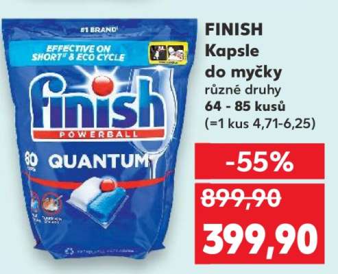 Finish kapsle do myčky,