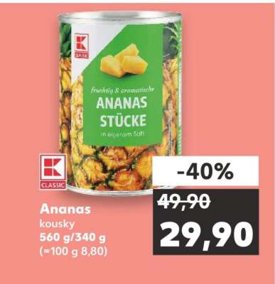 Ananas kousky