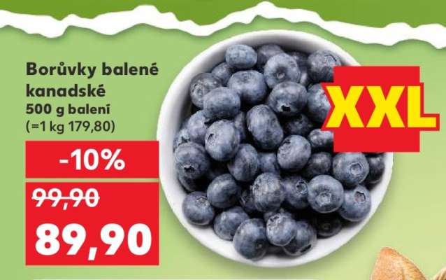 Borůvky balené - kanadské